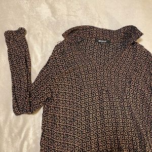 Rip Curl Patterned Collared Dress